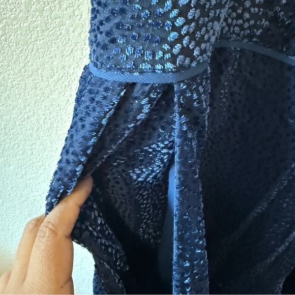 Anthropologie Elevenses Sz 14 Elegant Navy Jumpsuit - Picture 5 of 10